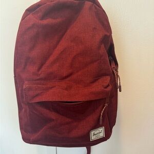Medium burgundy Herschel back pack. Light use, great condition.